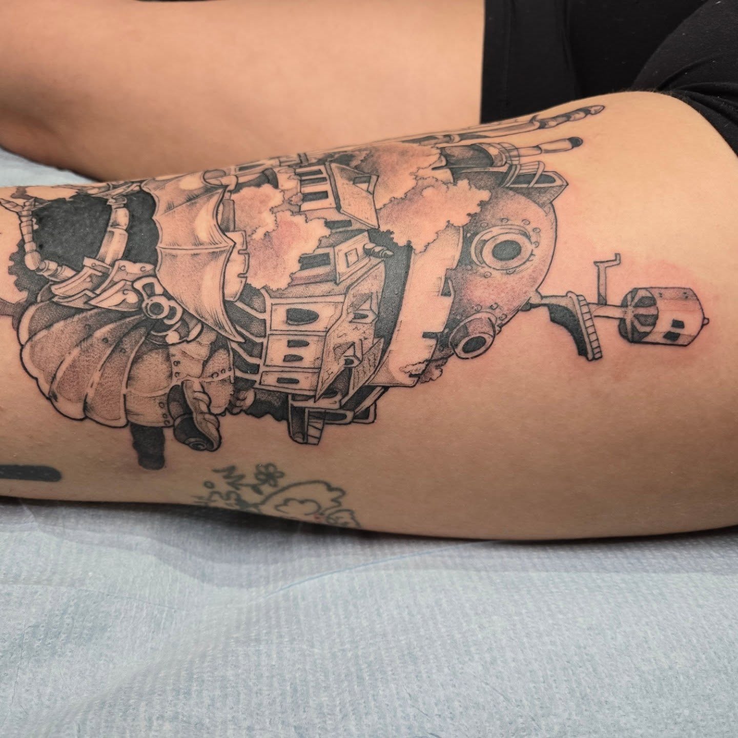 Tattoo by @savshimi — black_and_grey