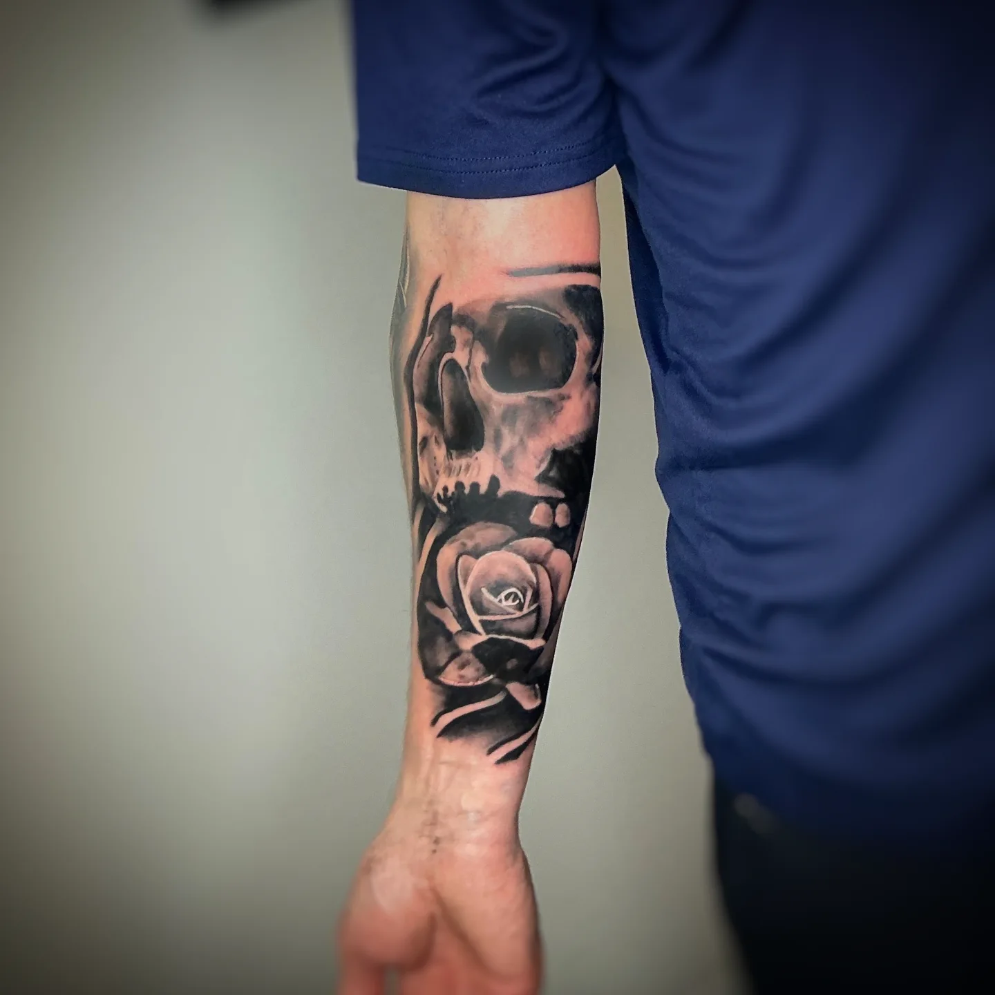 Tattoo by @baris.tattoos — black_and_grey, realism