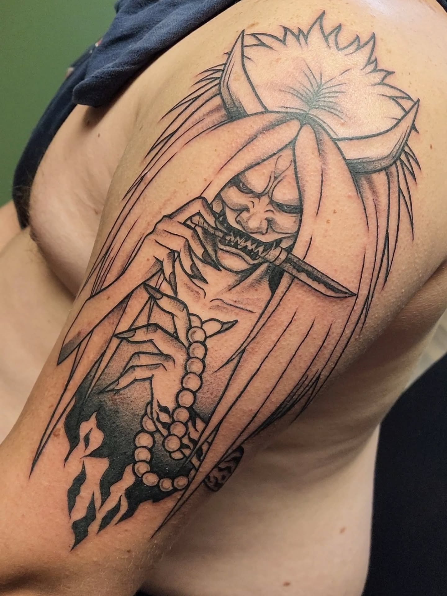 Tattoo by @tatts_by_tasha — black_and_grey, dark_realism