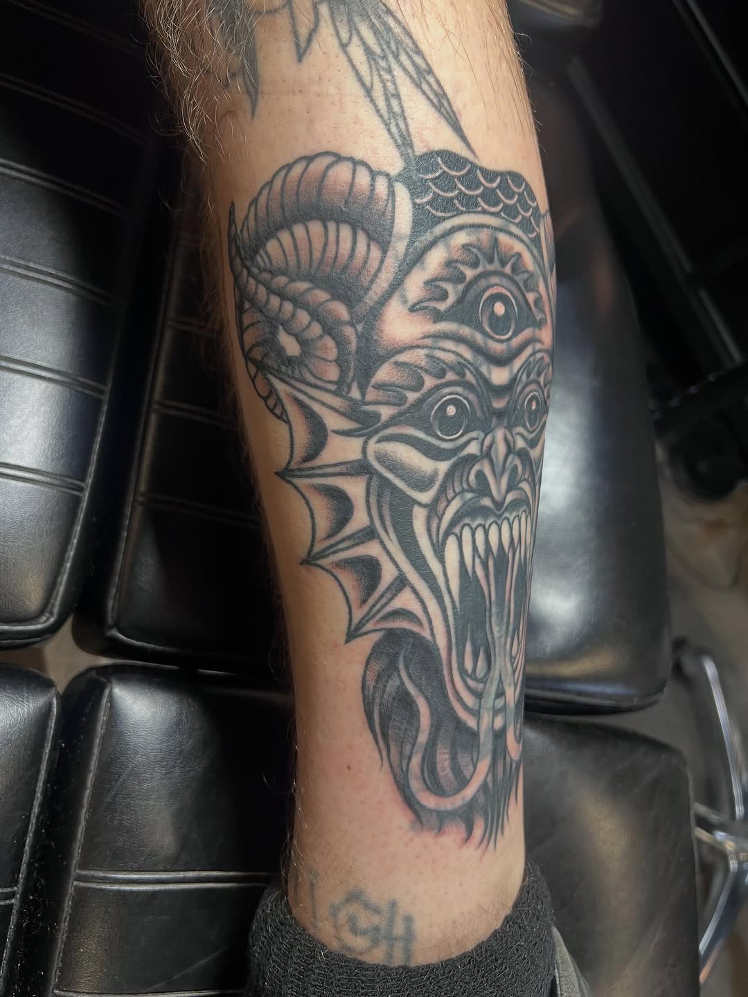 Tattoo by @tattoosbysierranicolemn — black_and_grey, dark_realism