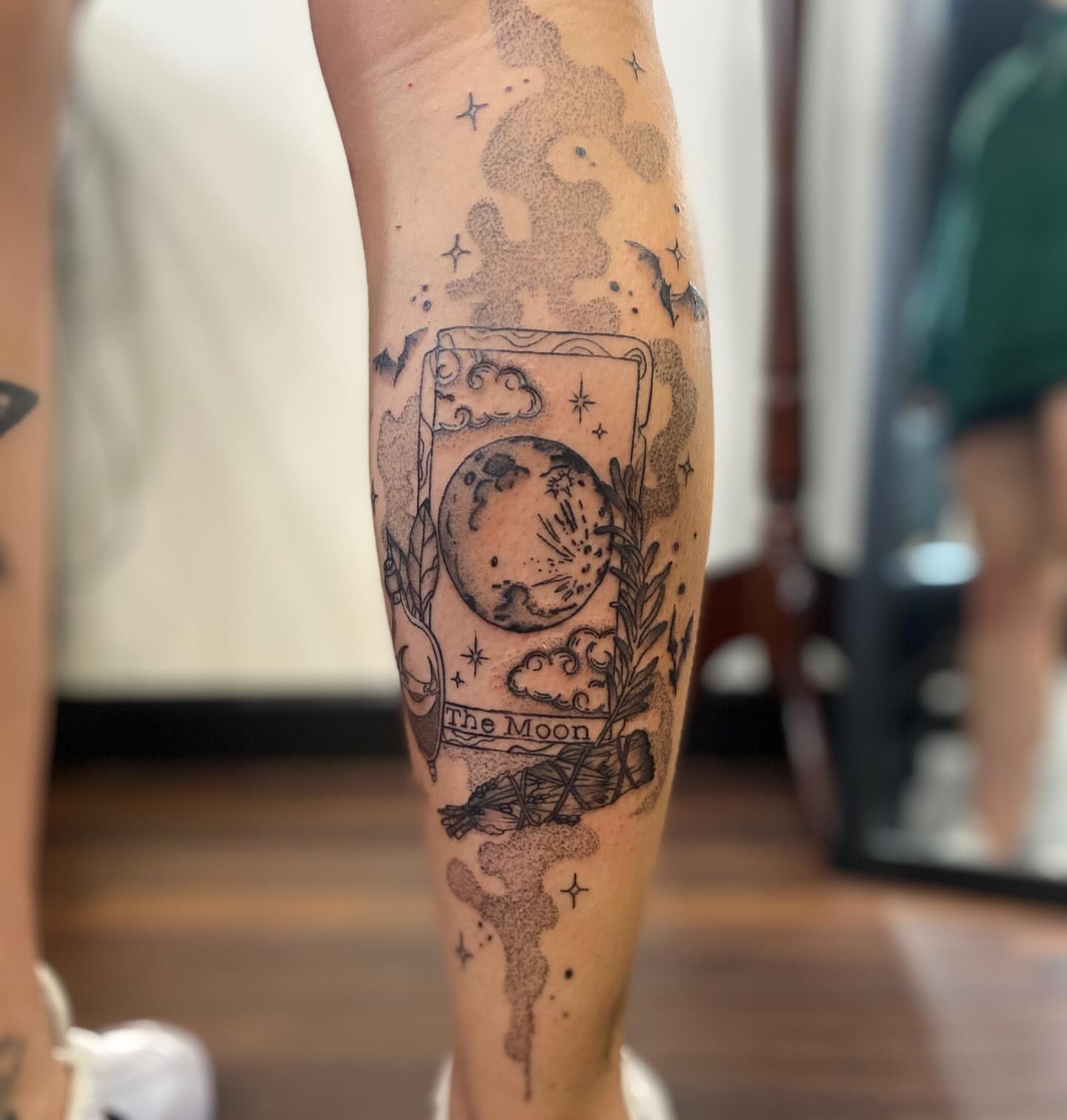 Tattoo by @maddyctattoos — dotwork