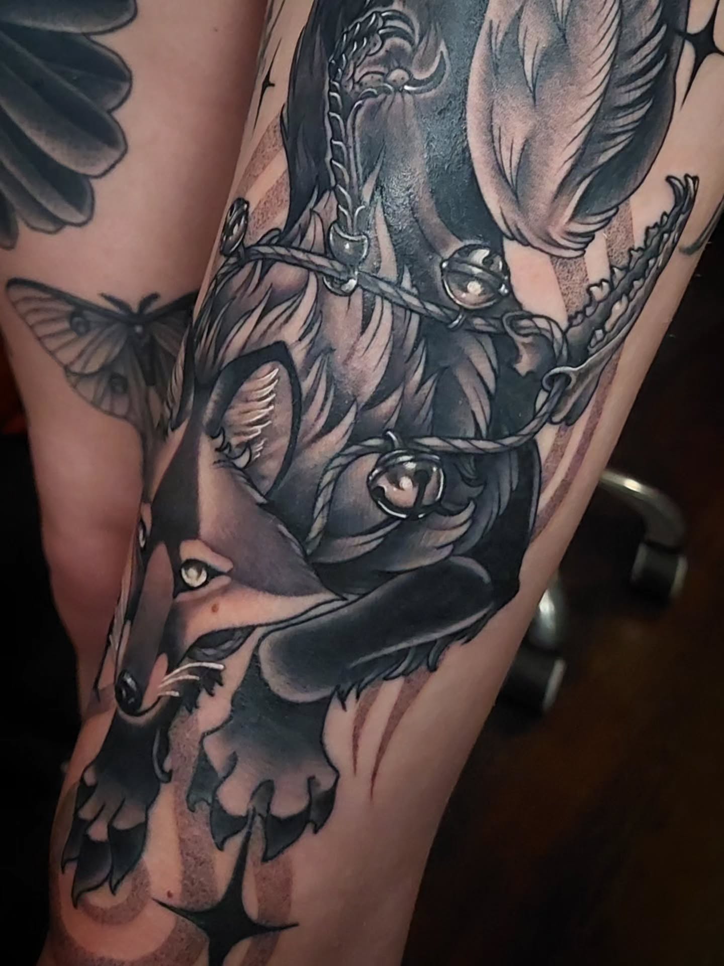 Tattoo by @daniwilsonart — black_and_grey, realism