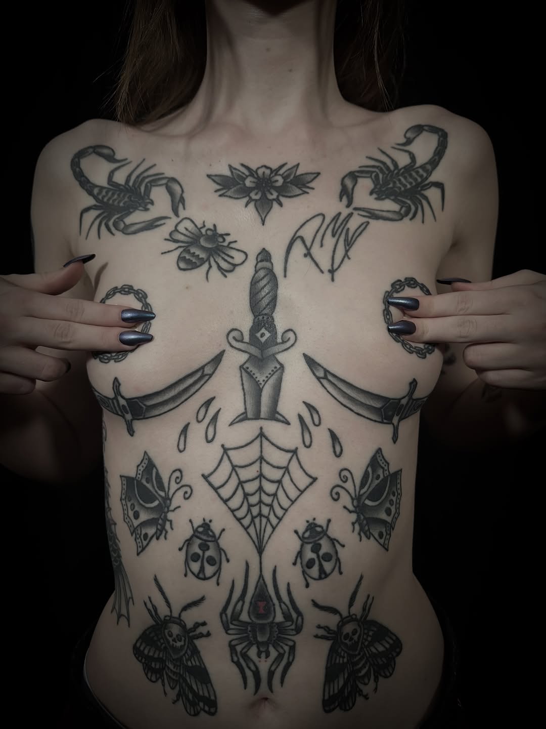 Tattoo by @mr.spidertattoo — american_traditional, black_and_grey