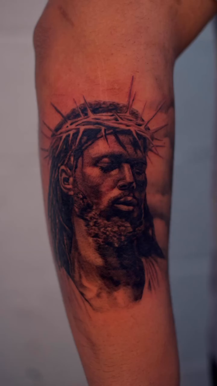 Tattoo by @na_tattoos — realism, black_and_grey