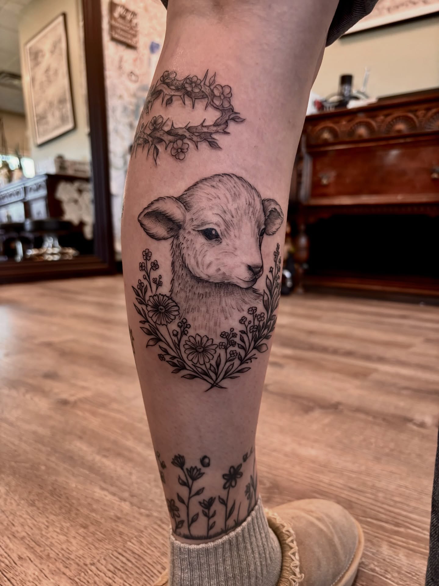 Tattoo by @sagerayink — realism, black_and_grey