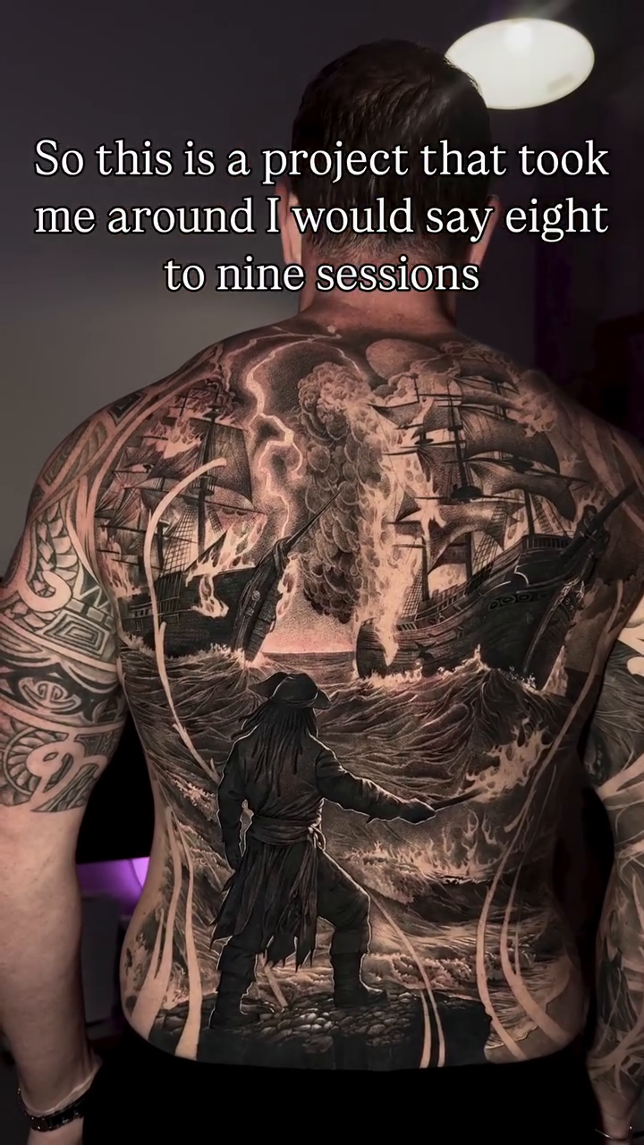 Tattoo by @_escobart — realism, black_and_grey