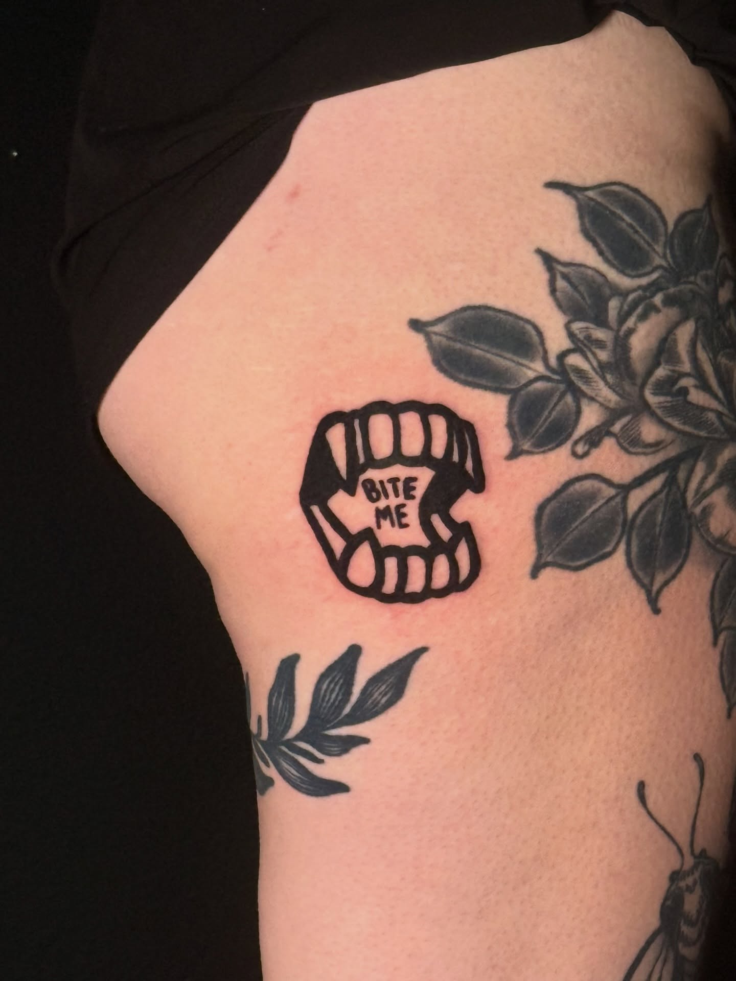 Tattoo by @bunny_and_the_echomen — black_and_grey