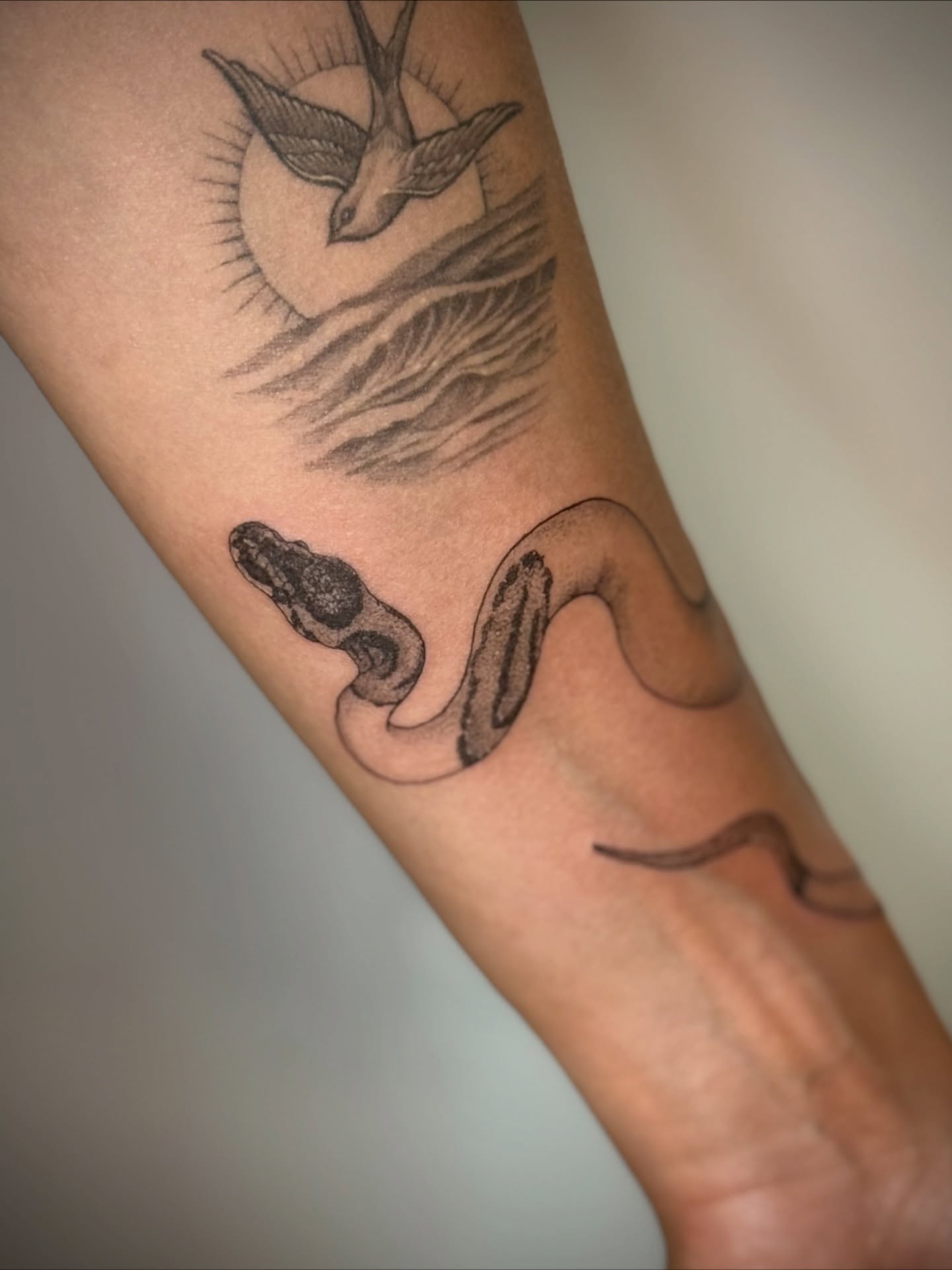 Tattoo by @gagemansfield.tattoos — black_and_grey