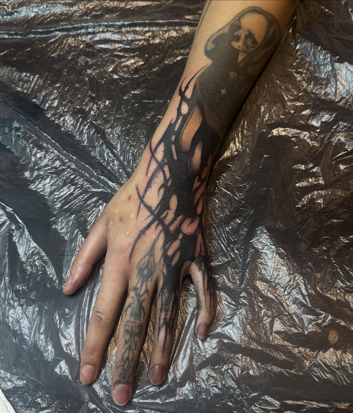 Tattoo by @casperthefriendlytattooer — black_and_grey