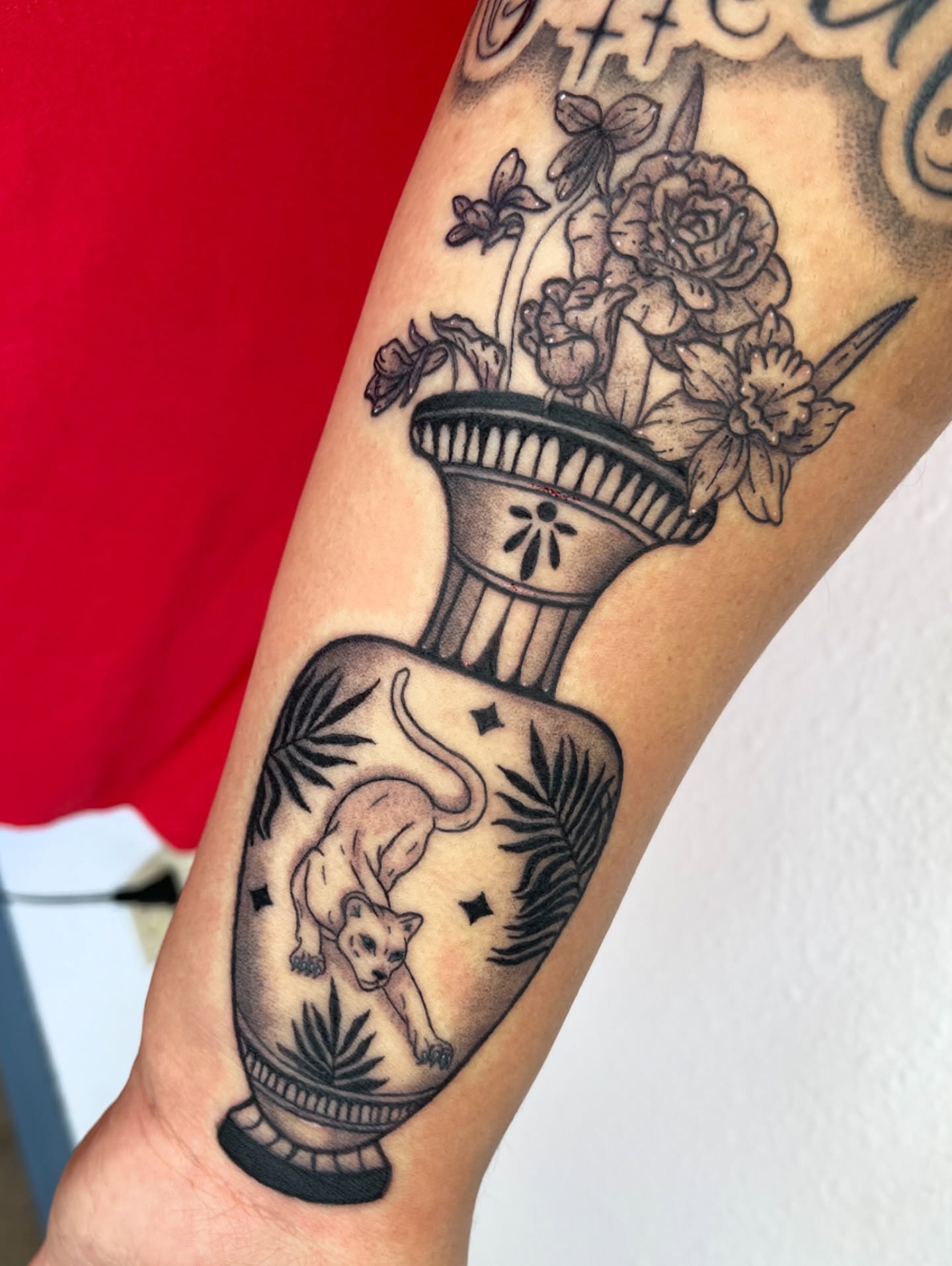 Tattoo by @milkas_tatt2 β black_and_grey
