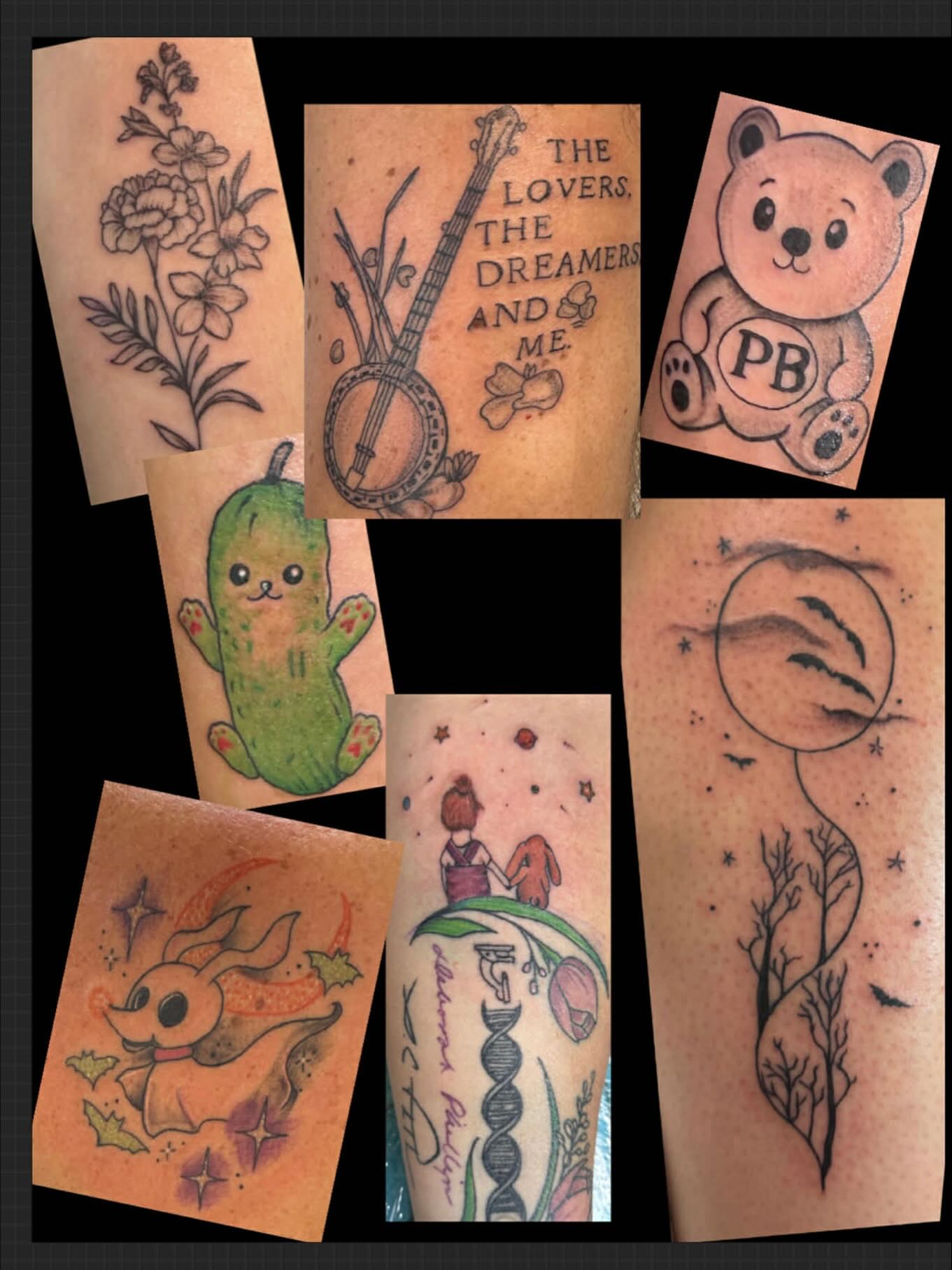 Flower black and grey tattoo on the forearm by Jillian Pardy
