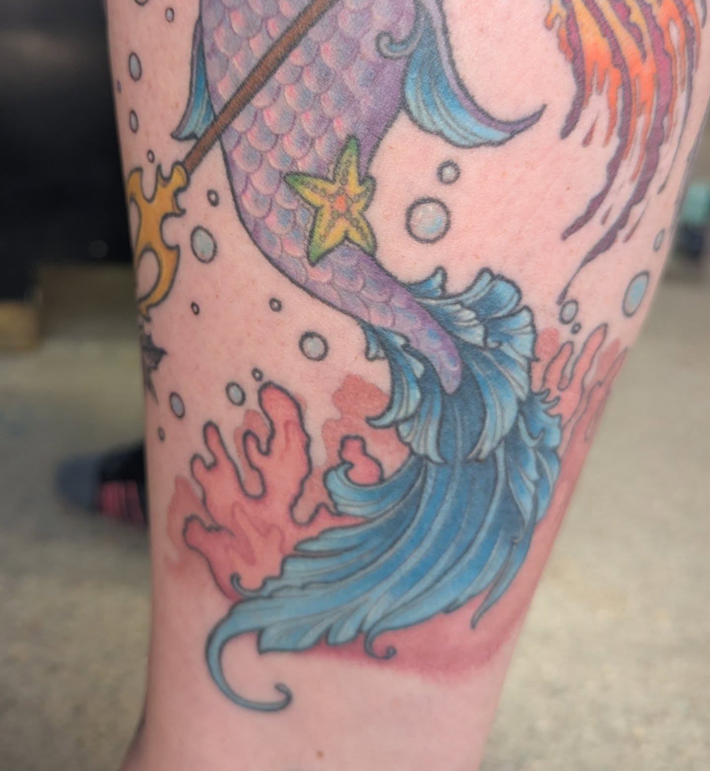 Tattoo by @lepus_tattoos — new_school, watercolor