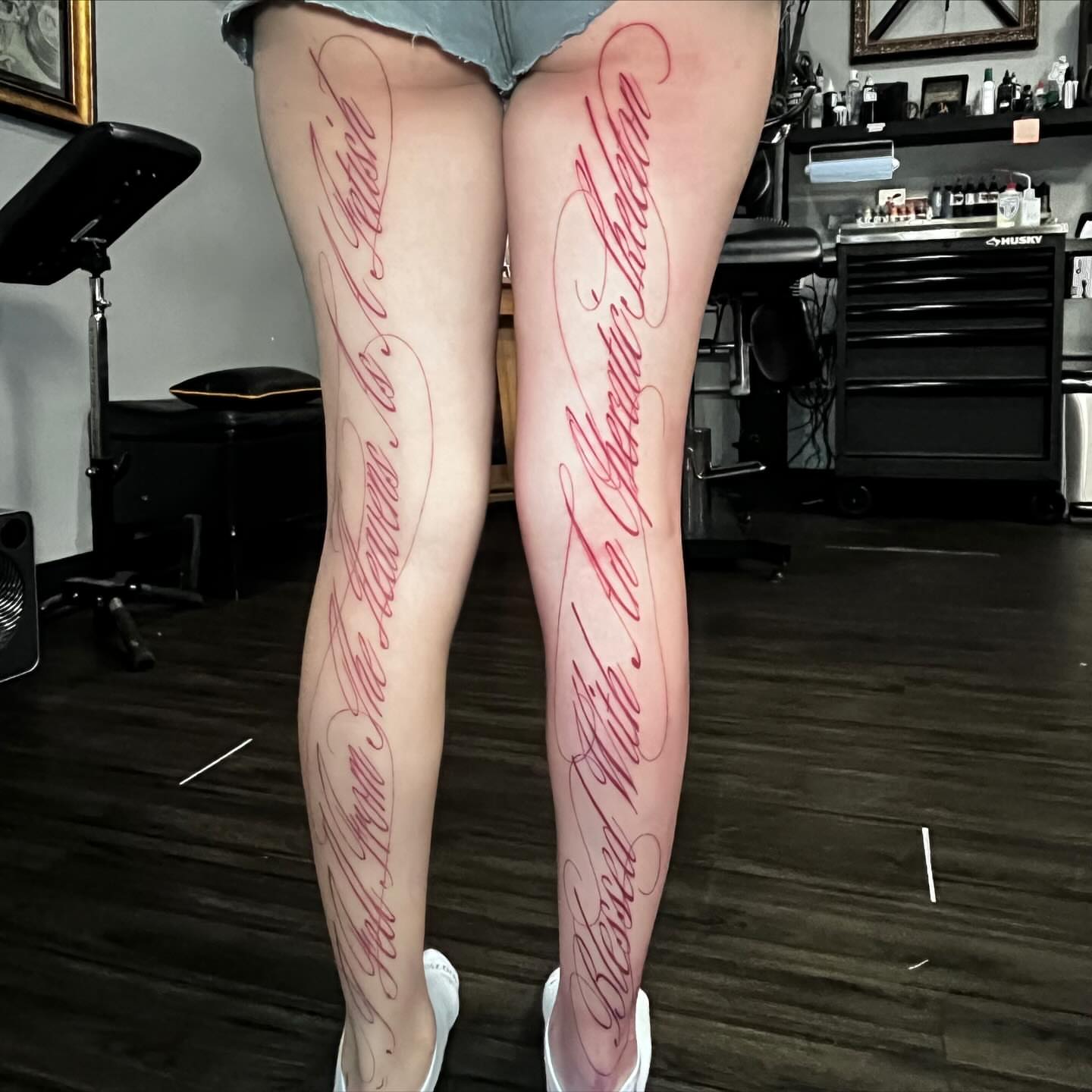 Tattoo by @inkprinc3ss — lettering_script
