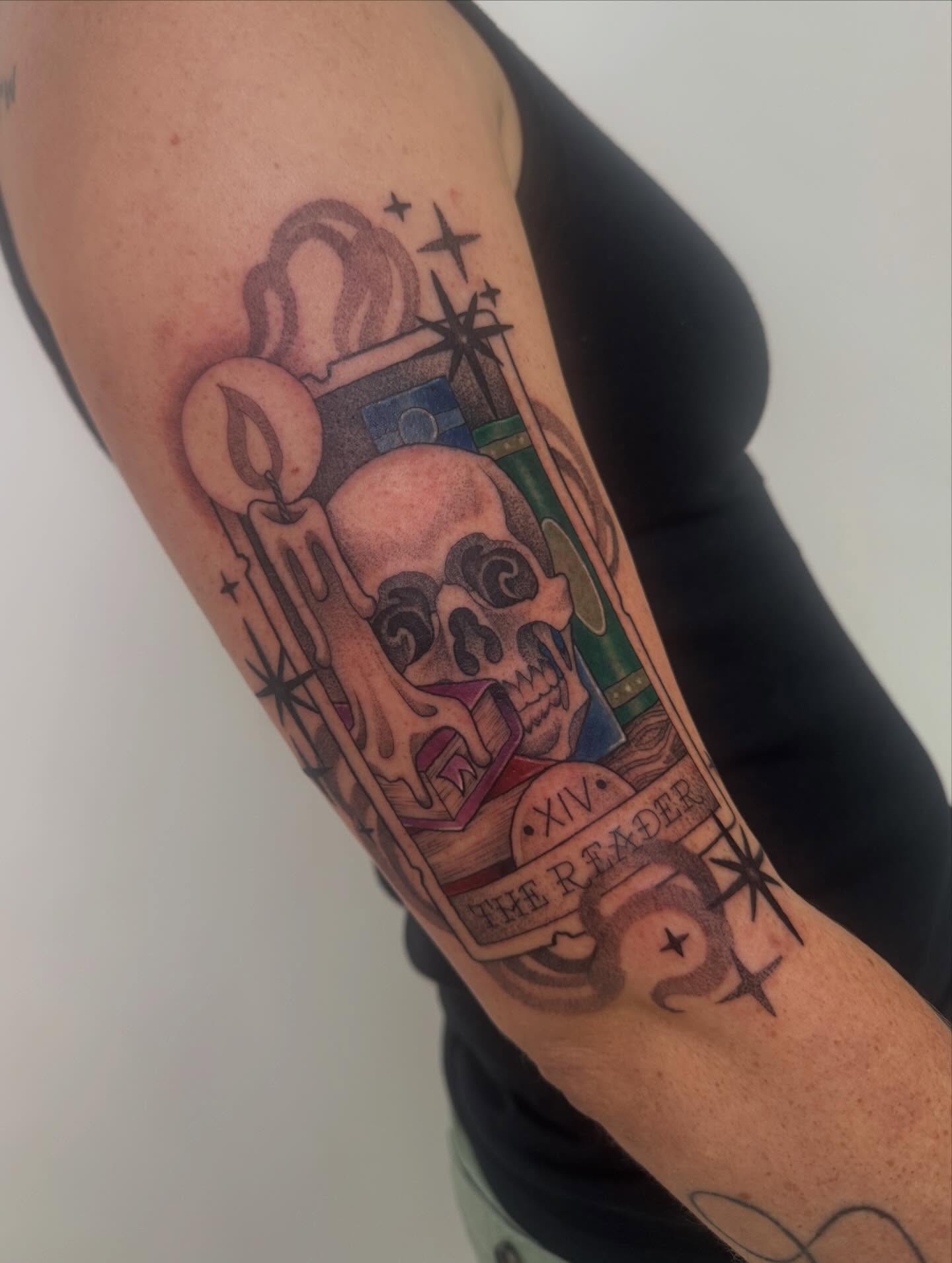Tattoo by @tannerminocktattoos — american_traditional, black_and_grey