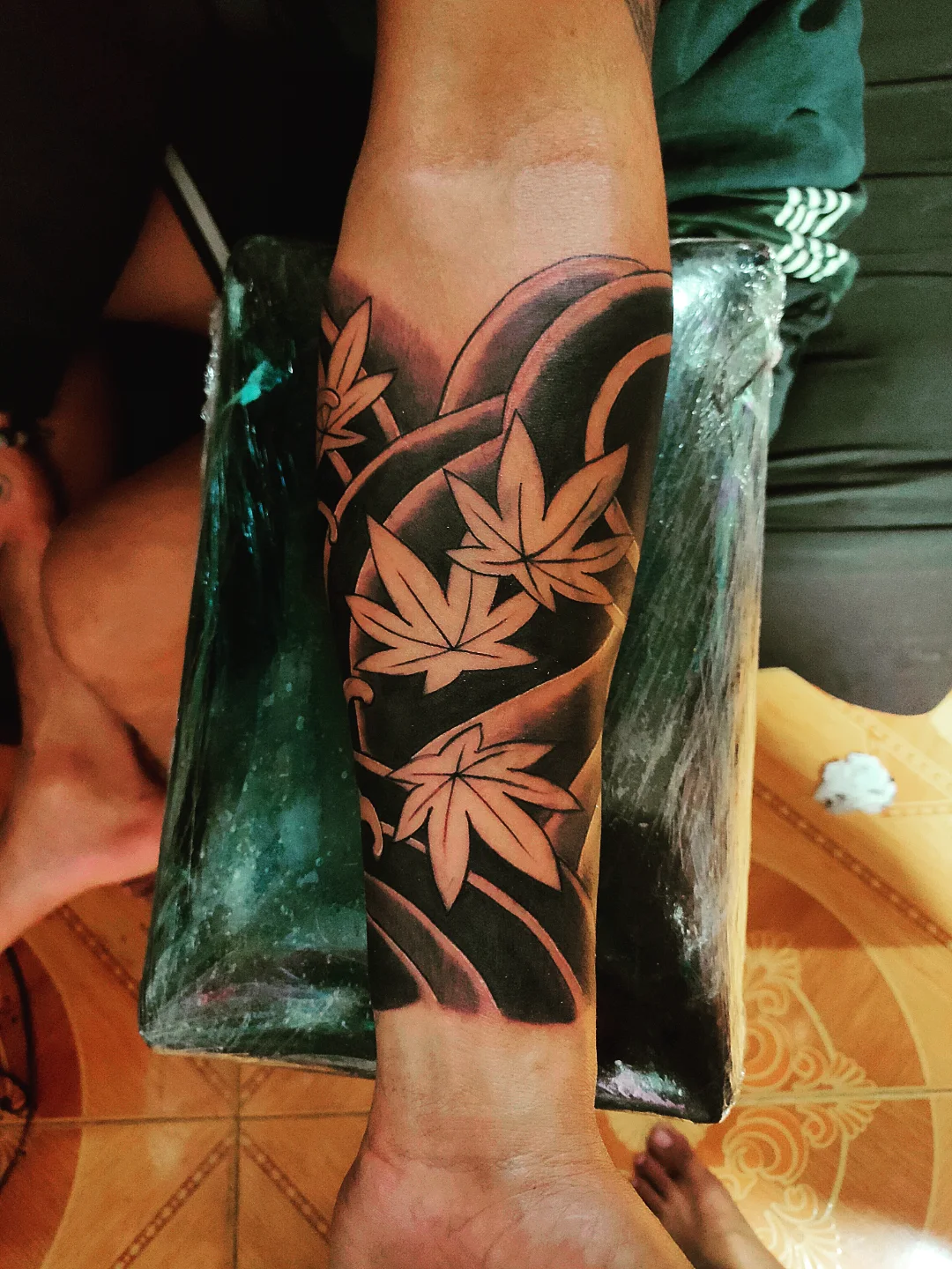 Tattoo by @r_a_tattoo — black_and_grey