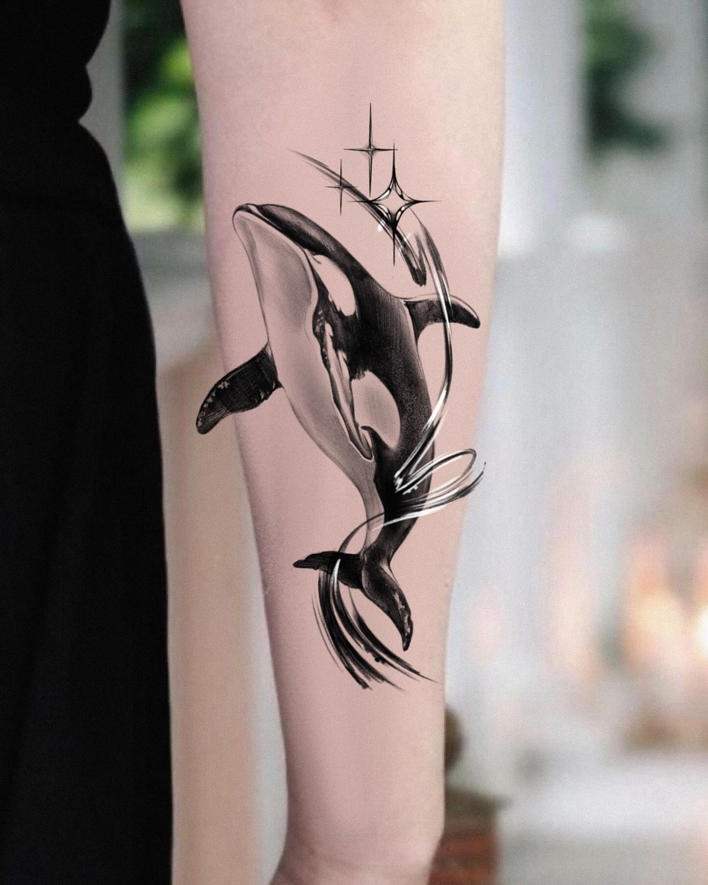 Tattoo by @dw_tattooer — black_and_grey