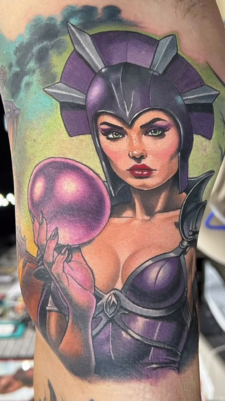 Tattoo by @sausagekingtattoos — realism, trash_polka
