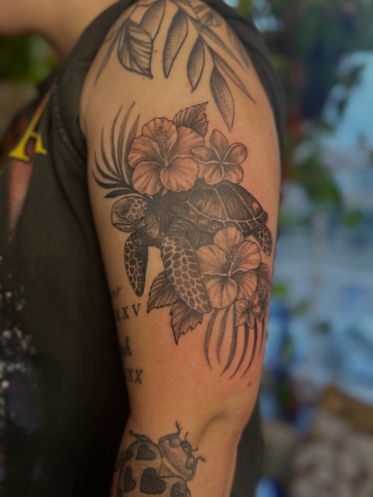 Tattoo by @obsidian_rabbit — black_and_grey
