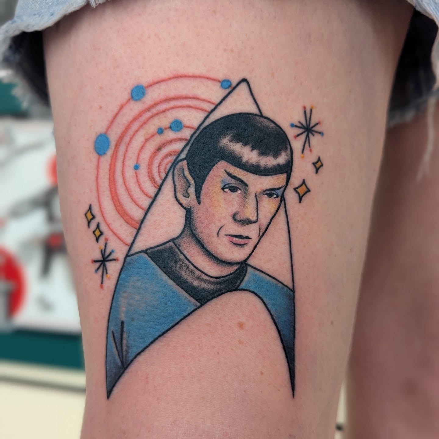 Tattoo by @angiemeuth — geometric
