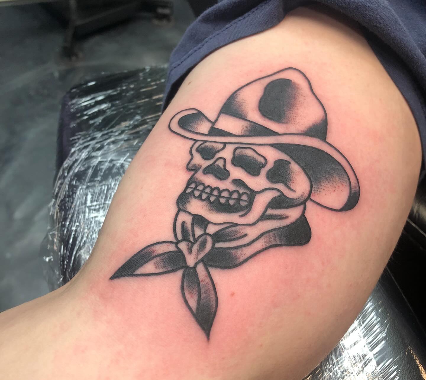 Tattoo by @iamthatgoddamnsonofabitch — black_and_grey