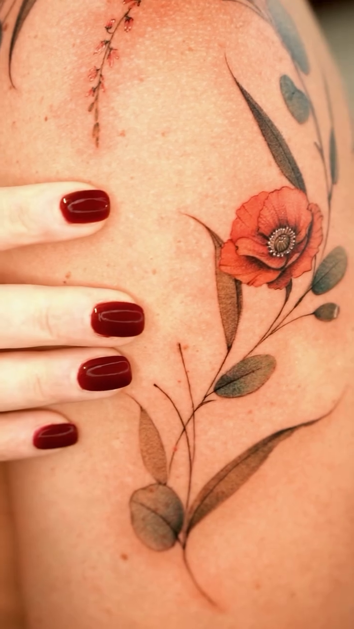 Tattoo by @tinnasole — fine_line, realism