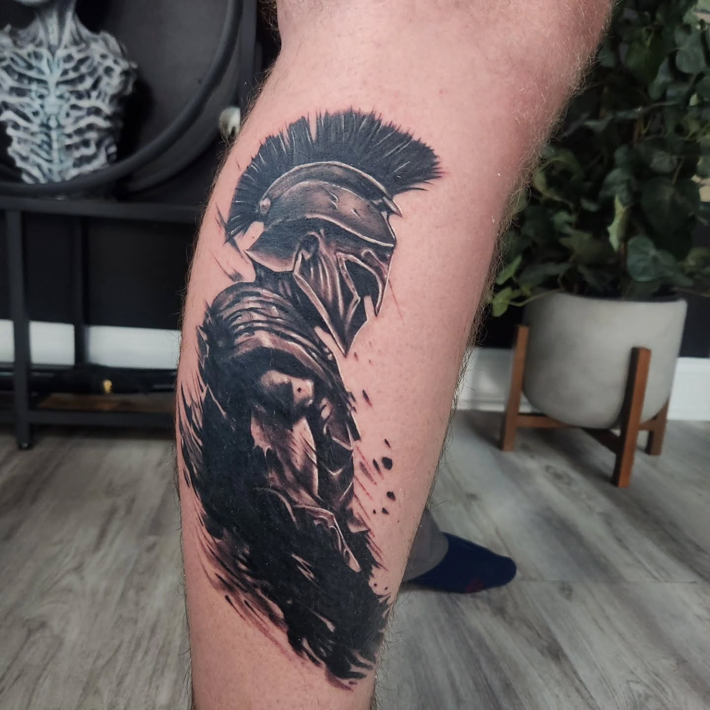 Tattoo by @geo_does_art — realism, black_and_grey