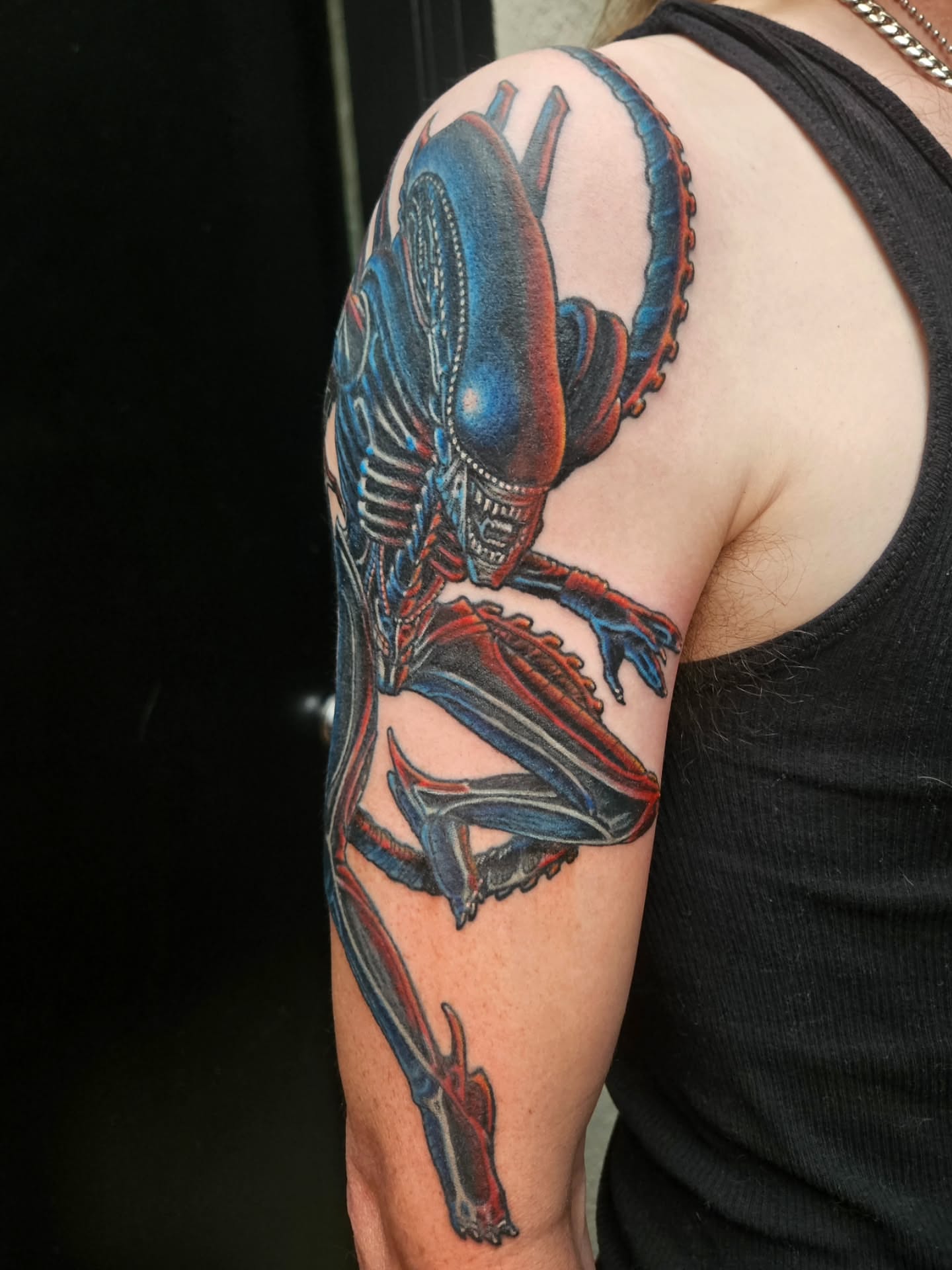 Tattoo by @owenmillertattoo — realism, dark_realism