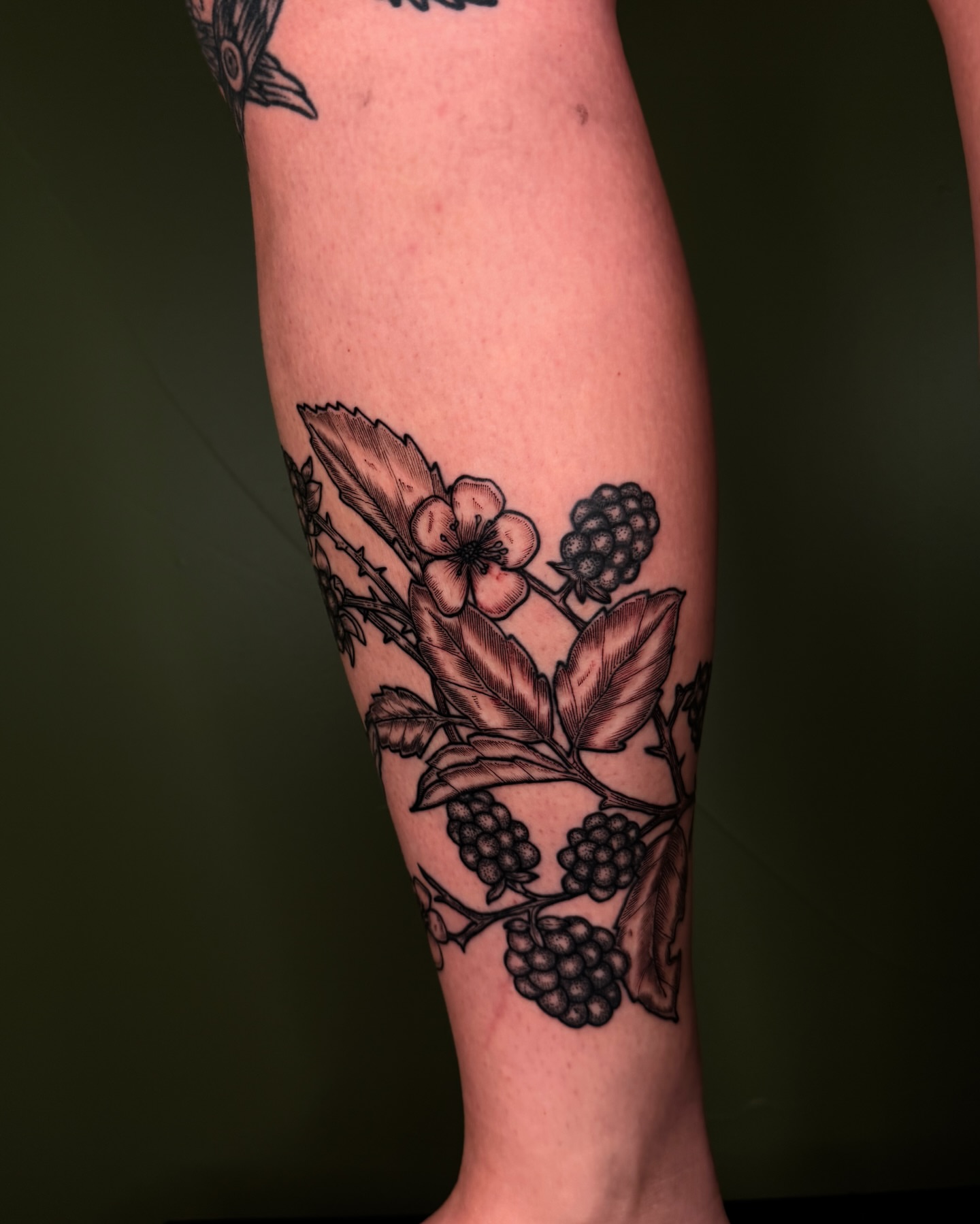 Tattoo by @faunawitchtattoo — black_and_grey, realism