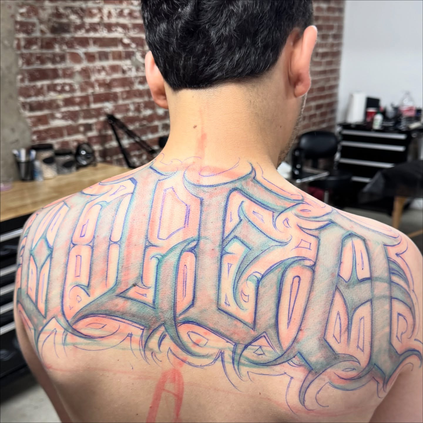 Tattoo by @tattoo_beez — lettering_script