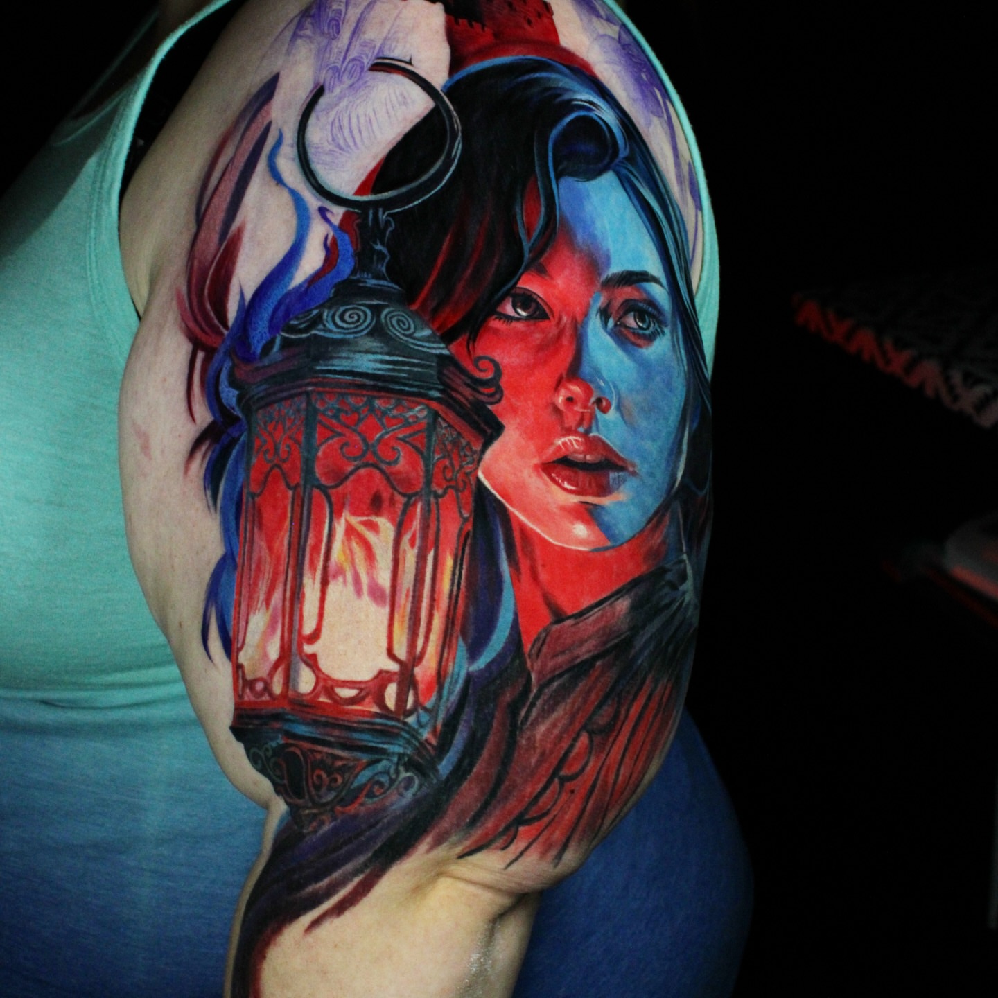 Tattoo by @mystic.markings — realism, watercolor