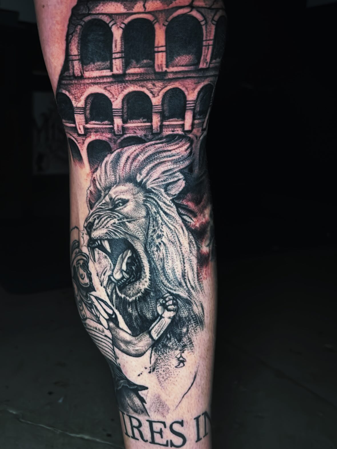 Tattoo by @kee.tattoos — realism, dotwork