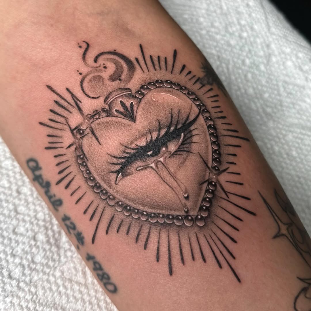 Tattoo by @artdenoche — black_and_grey, realism