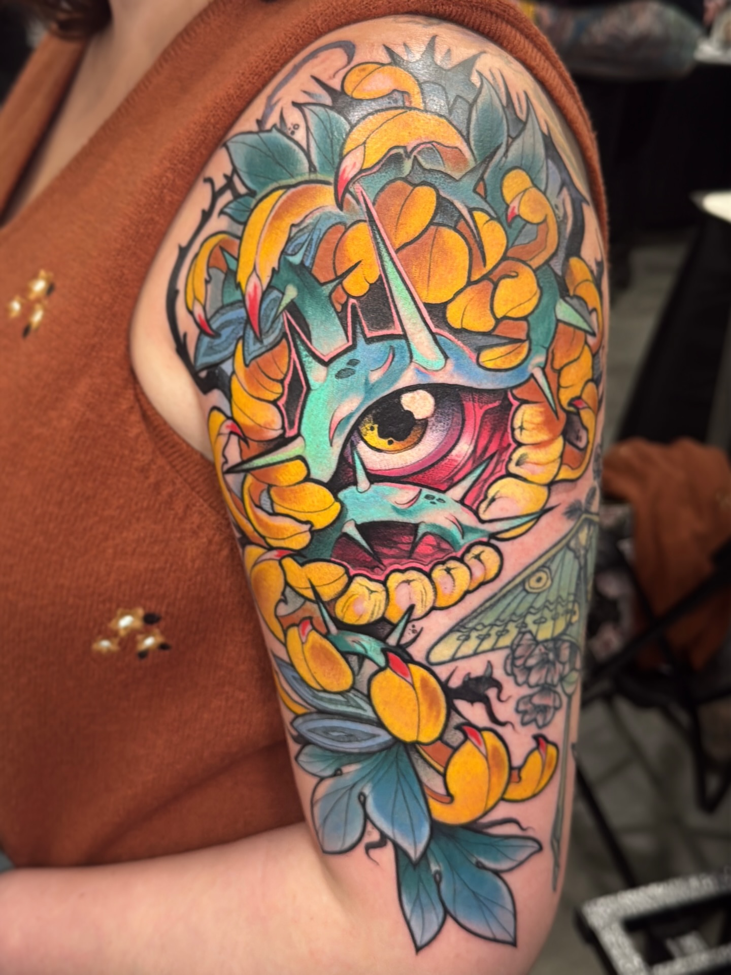 Tattoo by @karaxklenk — american_traditional, new_school