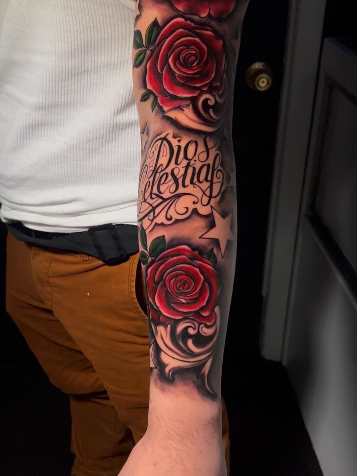 Tattoo by @mz_tattoony — american_traditional, realism