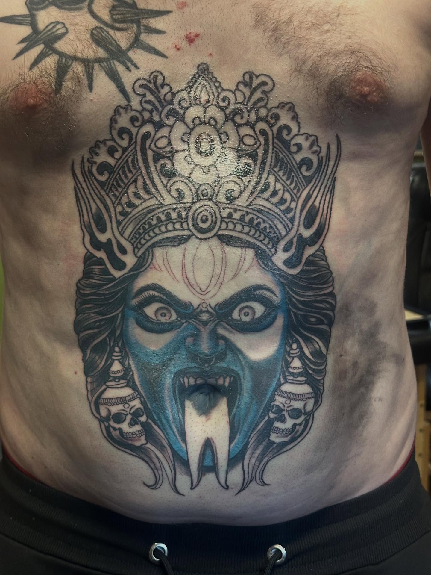 Tattoo by @jr1_machines — neo_traditional, dark_realism