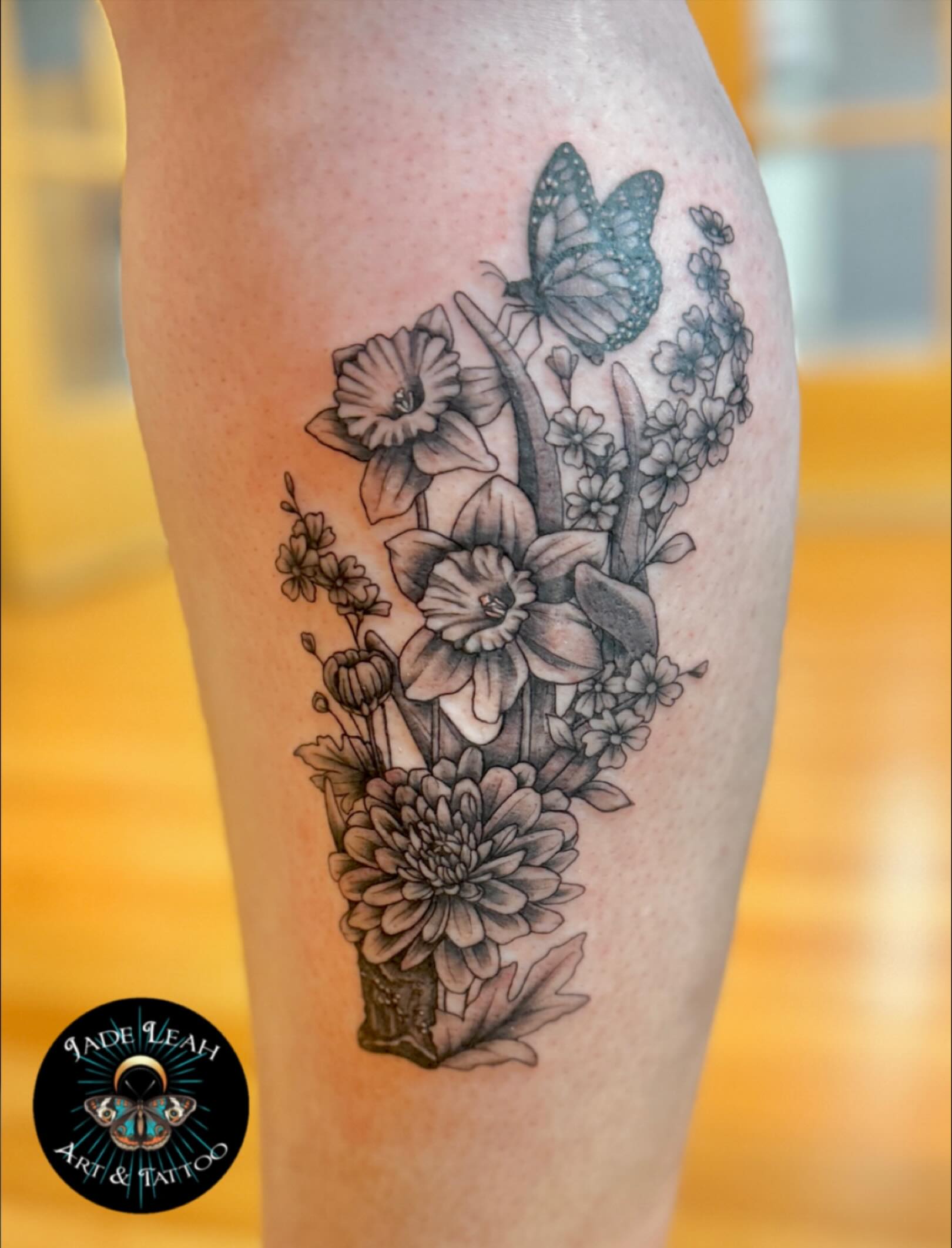 Tattoo by @jadeleah.artandtattoo β black_and_grey, realism