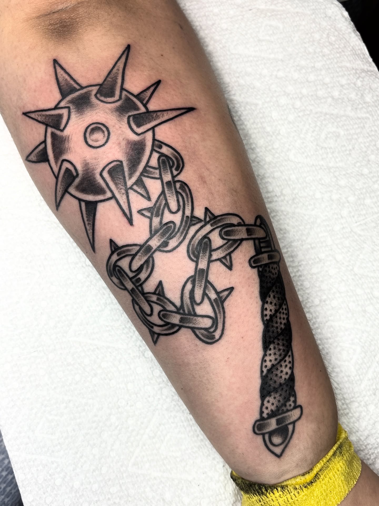 Tattoo by @smythtattoo — black_and_grey