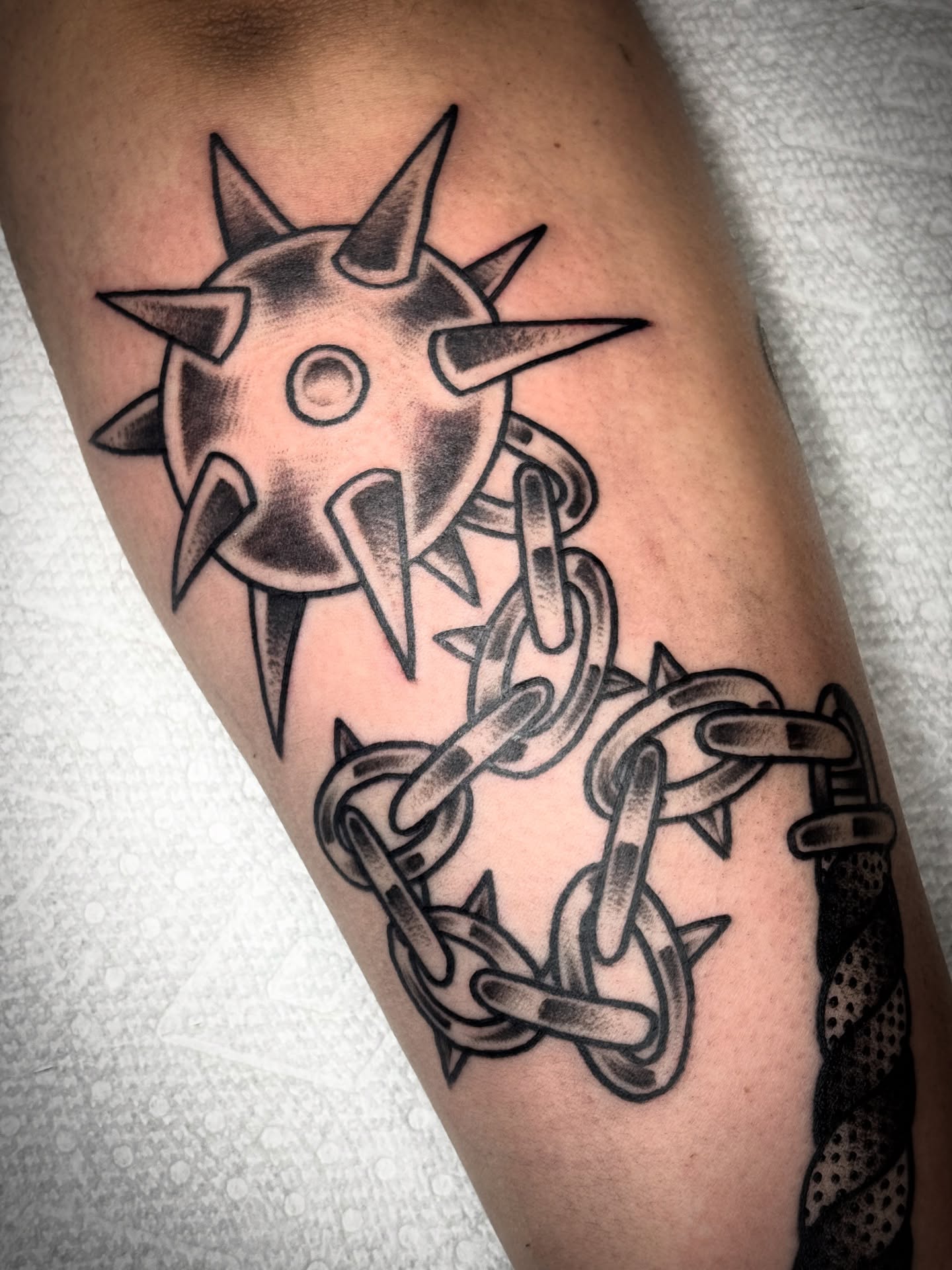 Tattoo by @smythtattoo — black_and_grey