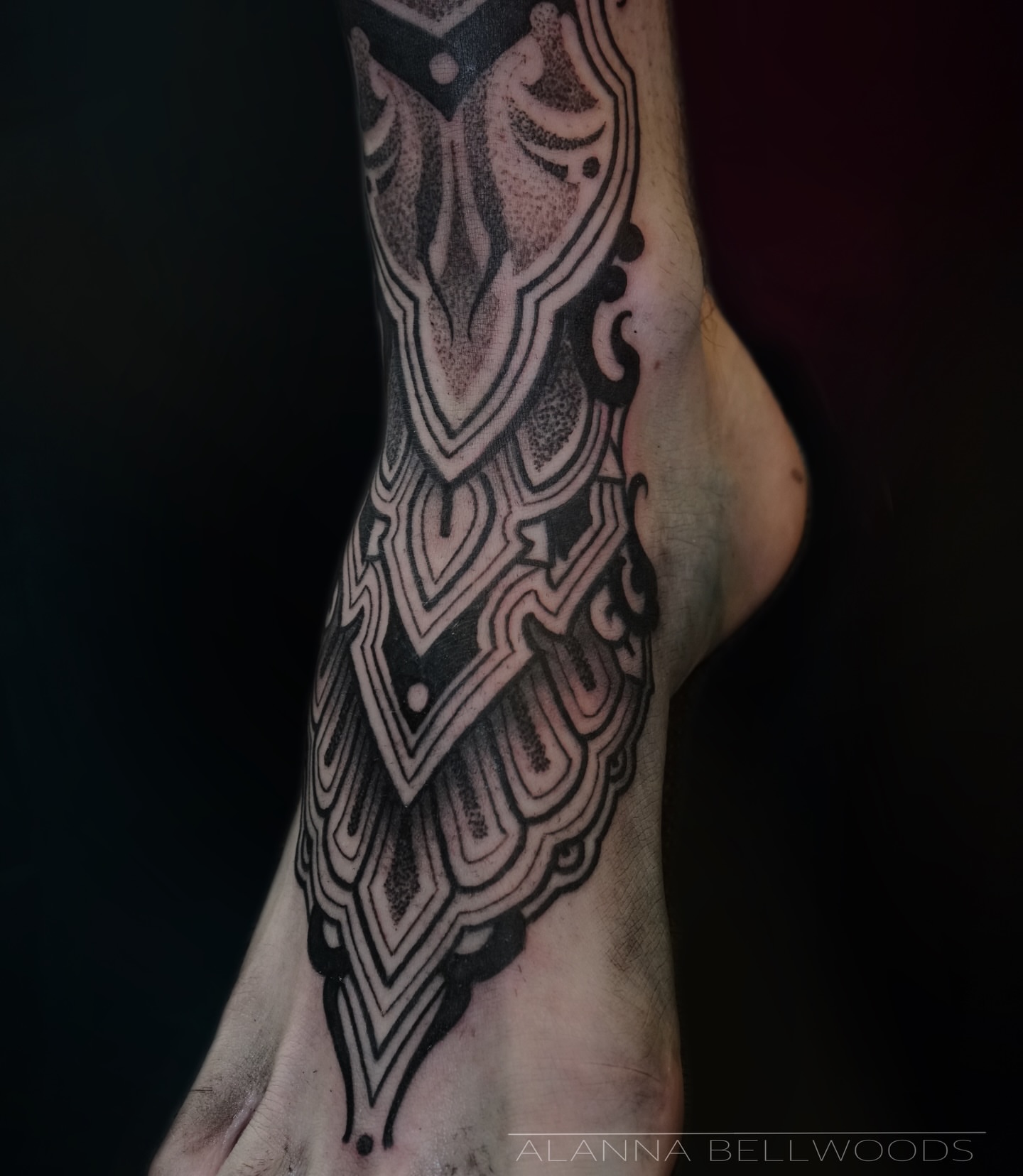 Tattoo by @alannabellwoods — geometric