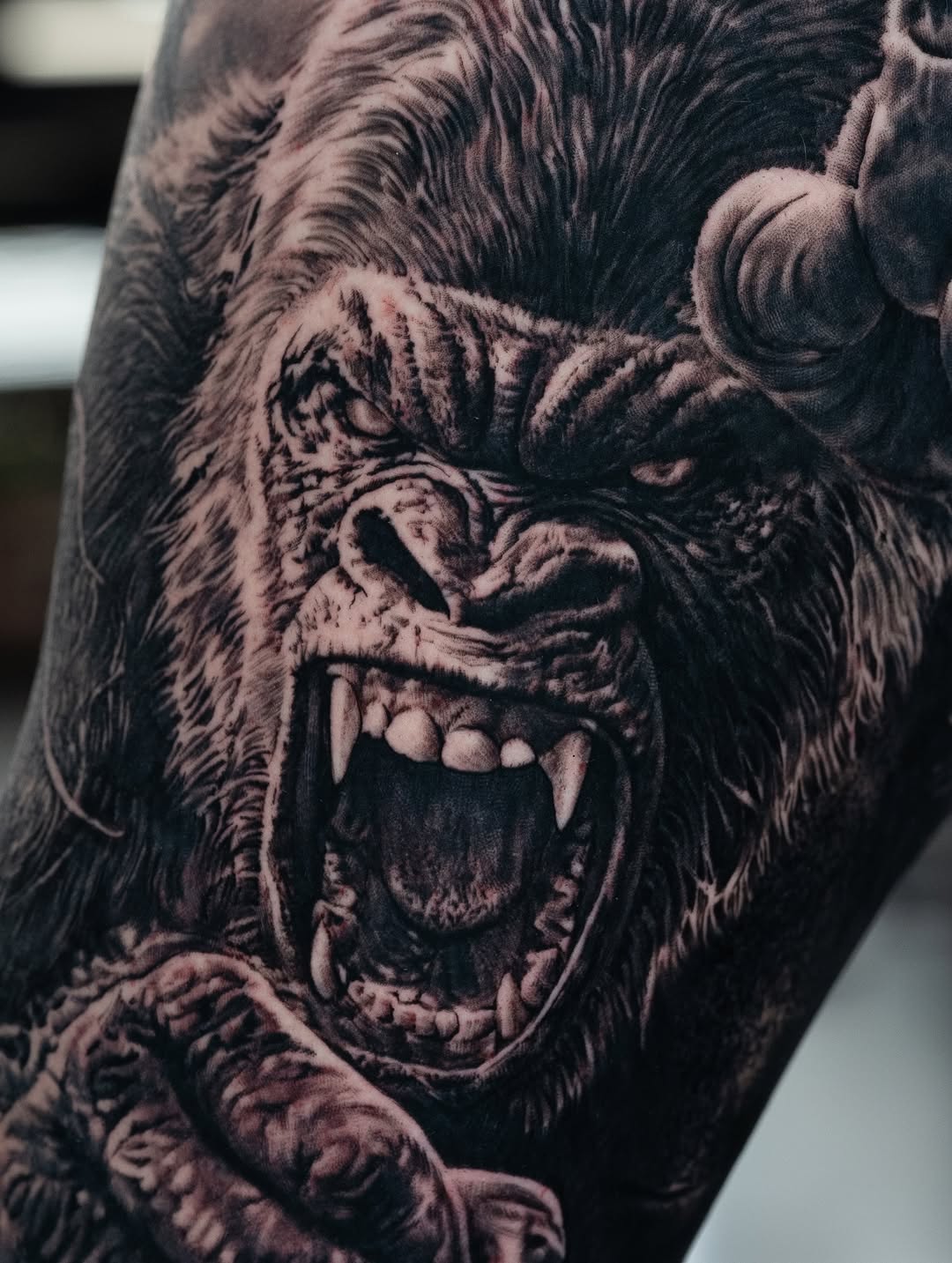 Tattoo by @zakperry_tattoos — realism, black_and_grey