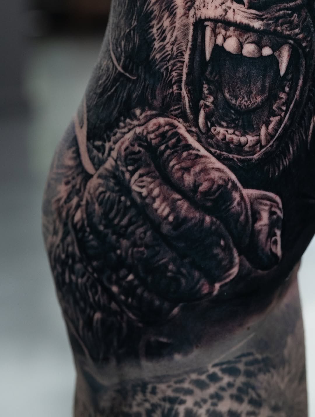 Tattoo by @zakperry_tattoos — realism, black_and_grey