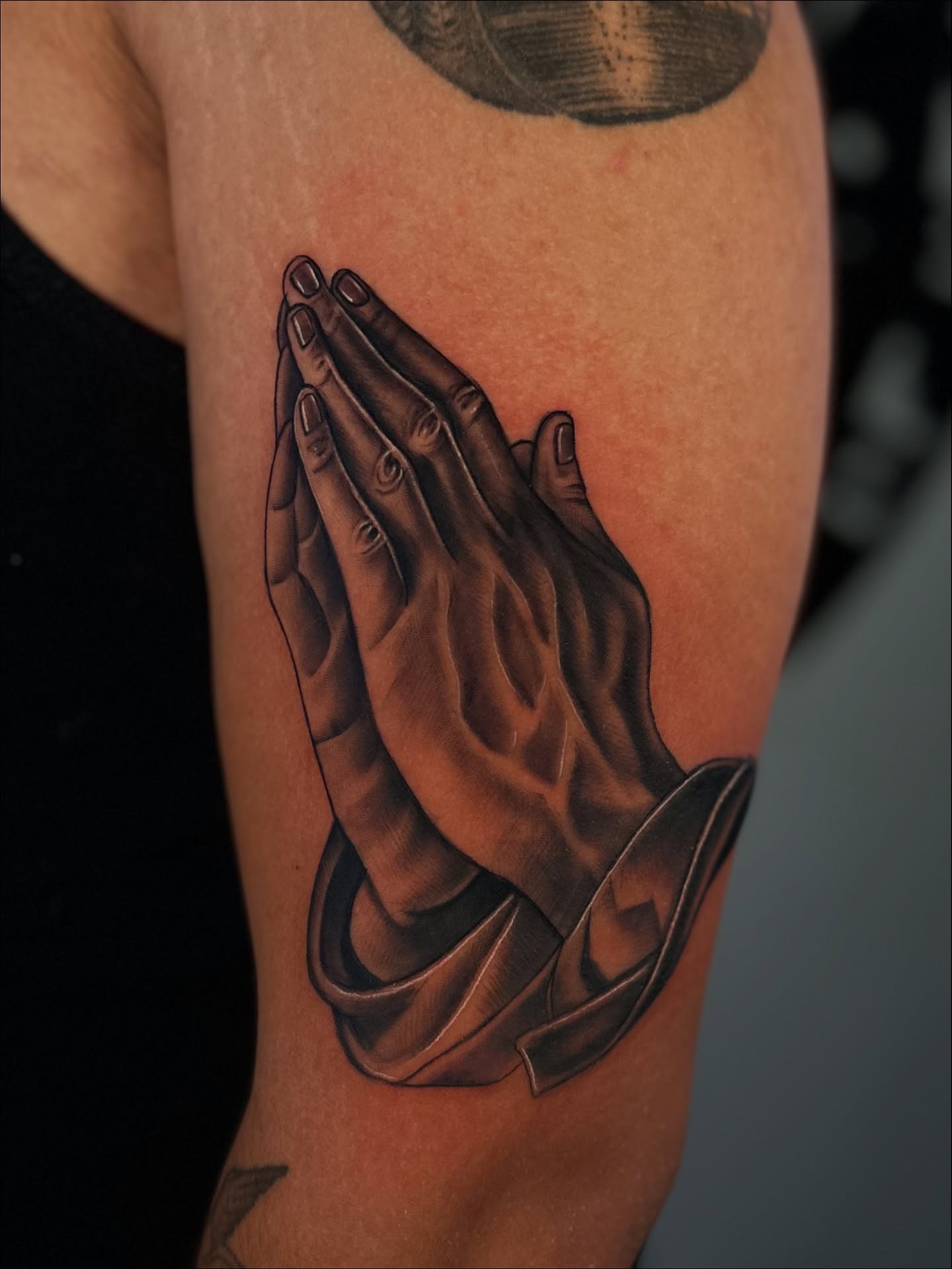 Tattoo by @dreamchaserink — realism, black_and_grey