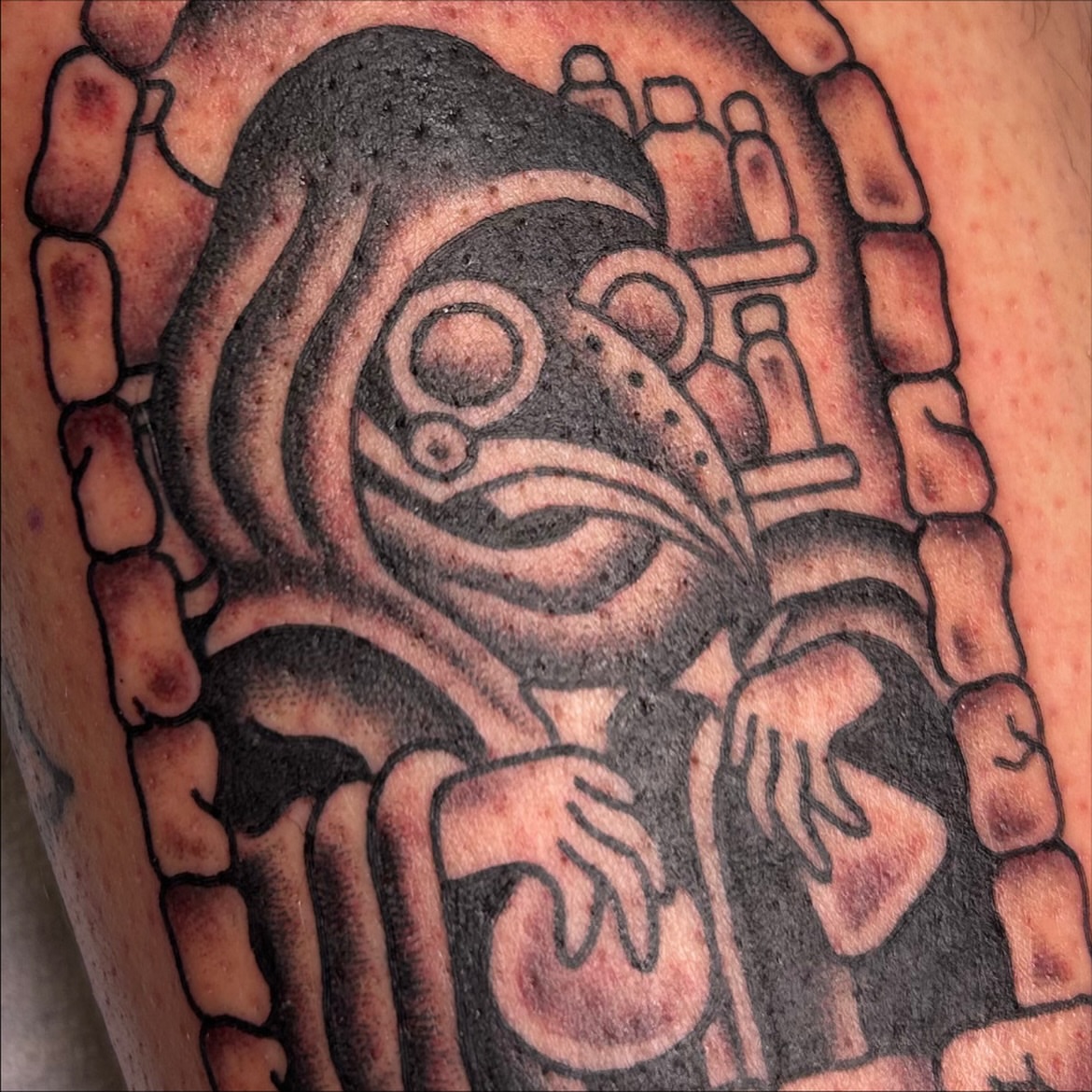 Tattoo by @rubyparkertattoos — black_and_grey
