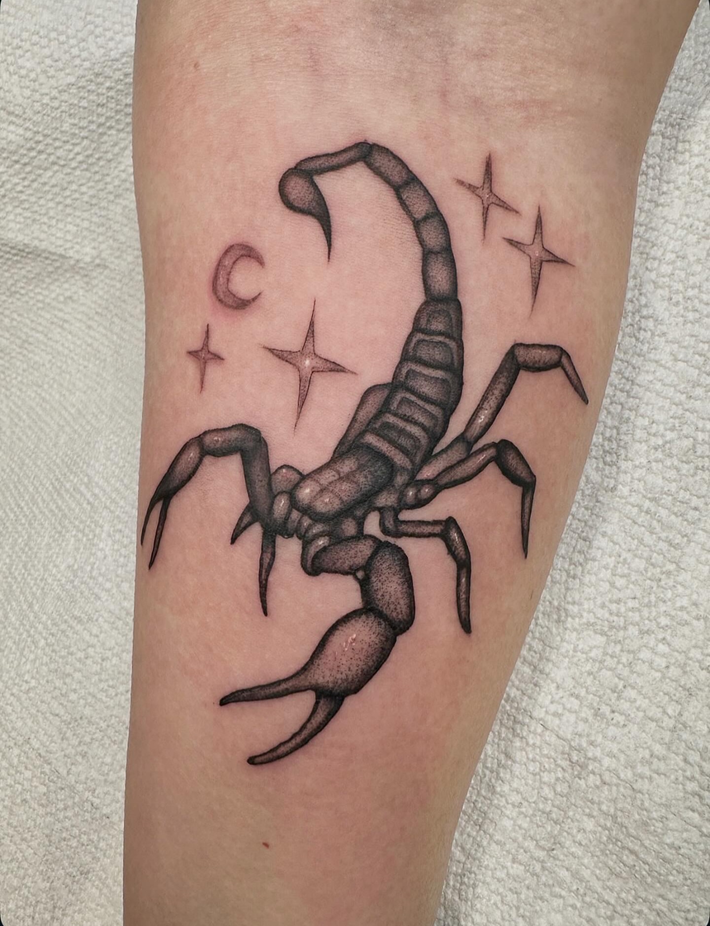 Tattoo by @feraleyes — black_and_grey