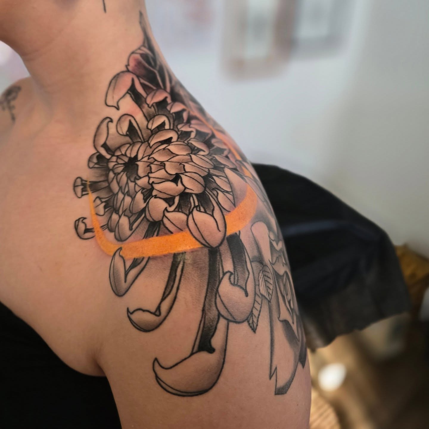 Tattoo by @sawchukart — black_and_grey