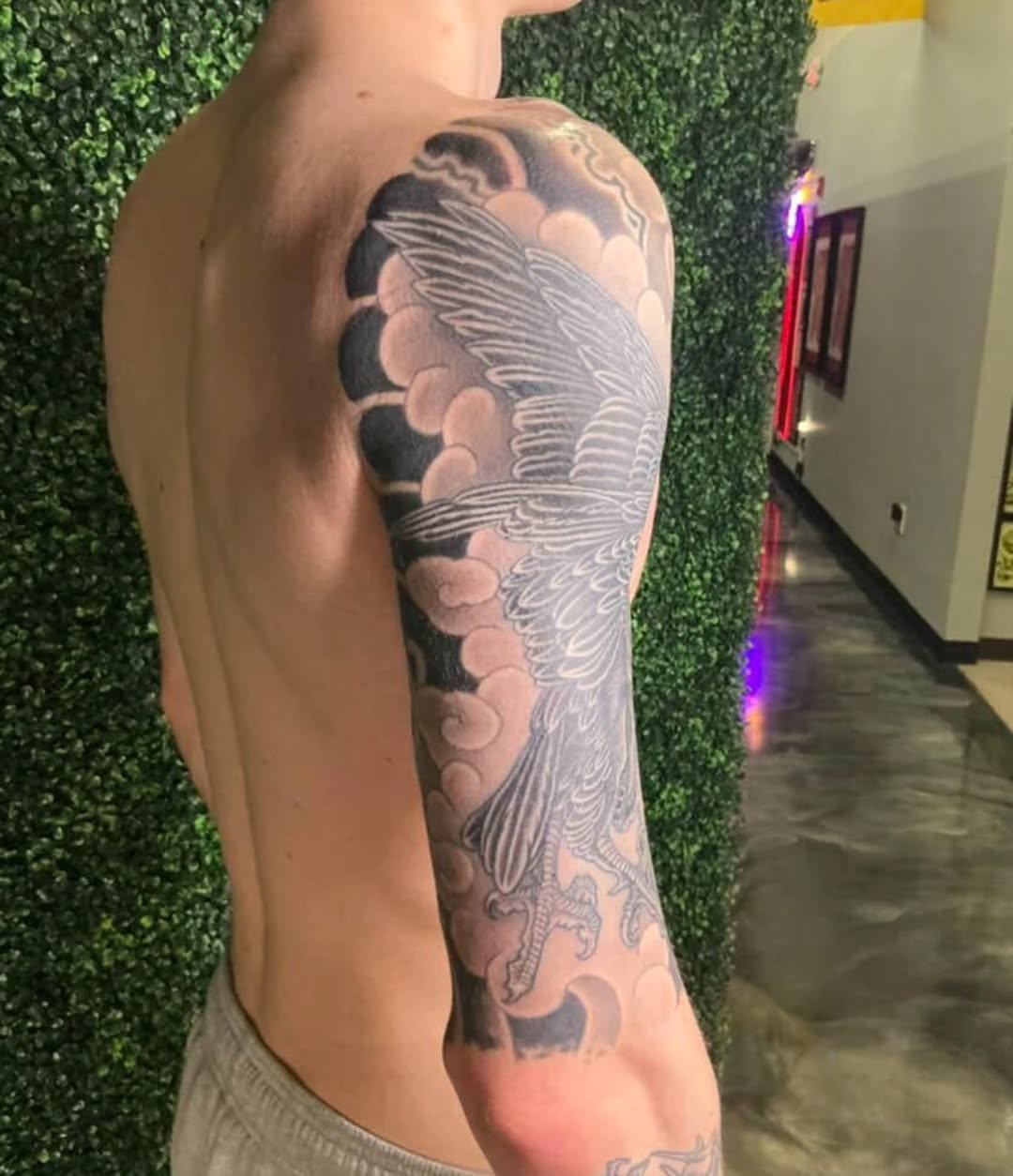 Tattoo by @gavingage_tattoo — black_and_grey