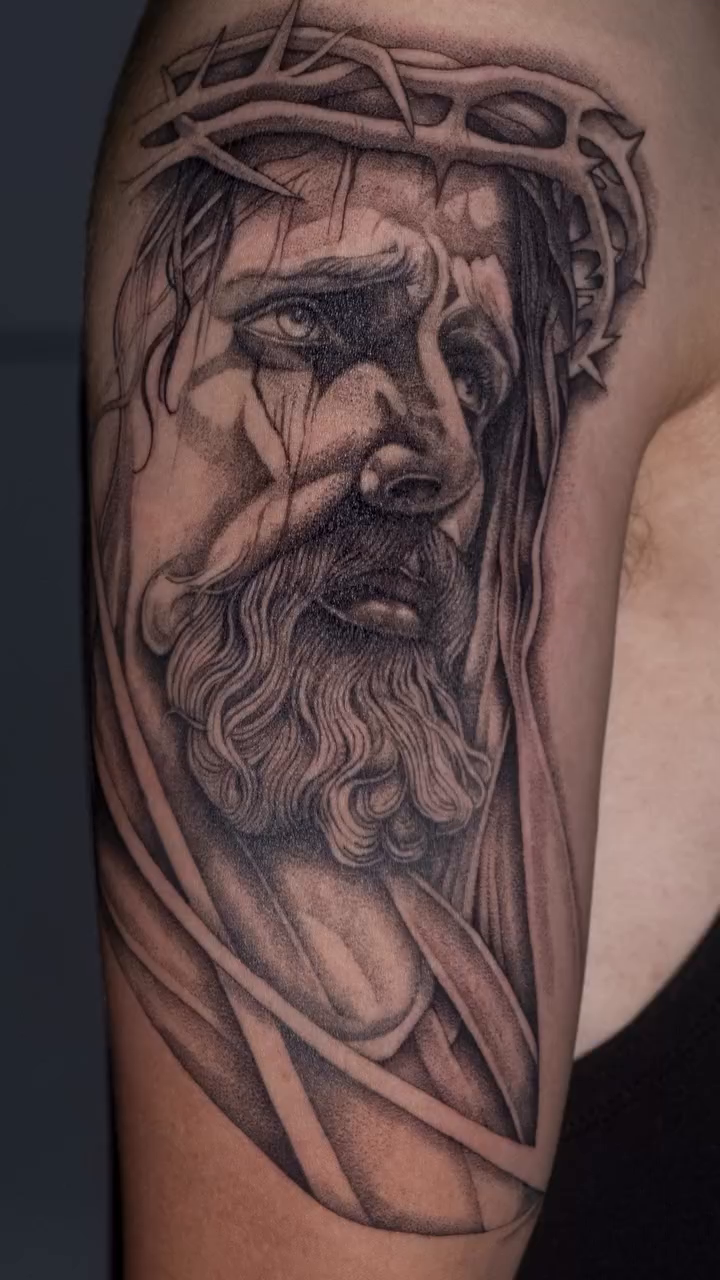 Tattoo by @guritattedyou — realism, black_and_grey