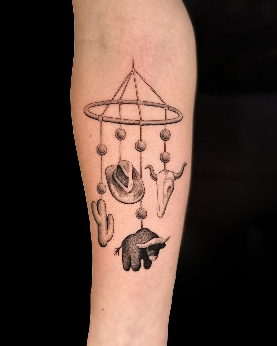 Tattoo by @mikesledz — dotwork, realism