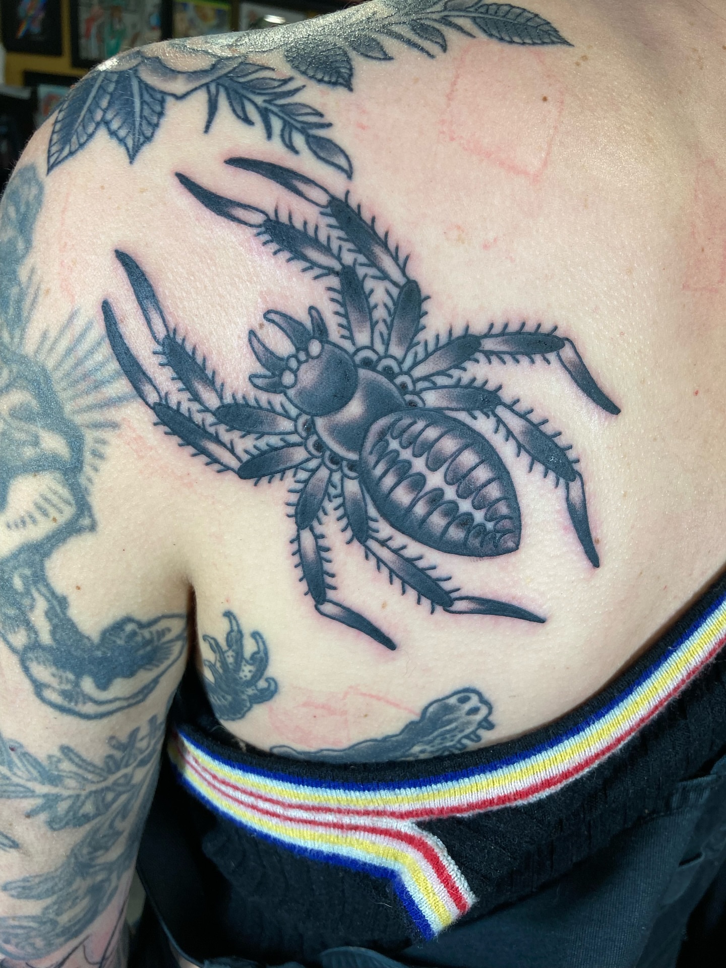 Tattoo by @chiefchadula — black_and_grey