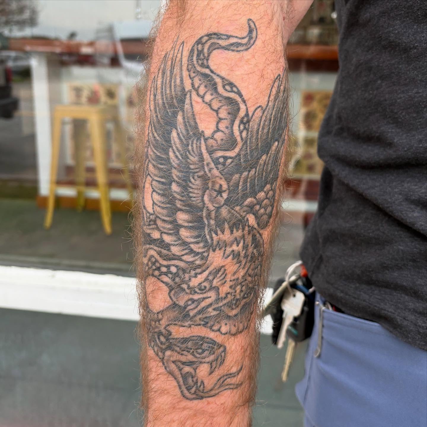 Tattoo by @connorcampbelltattoos — black_and_grey